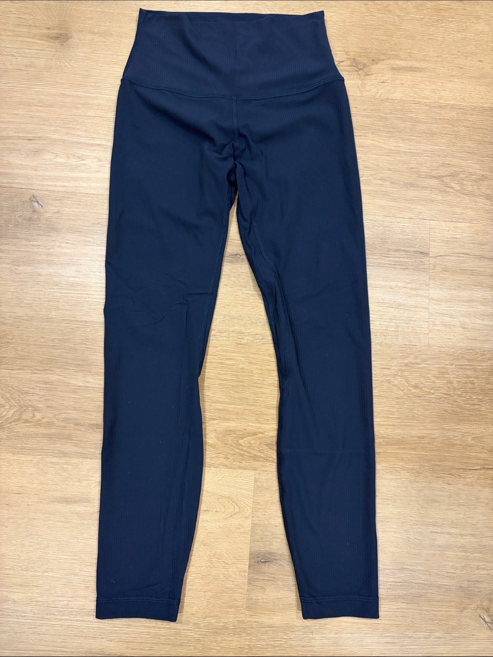 Navy Lululemon Align Ribbed Leggings